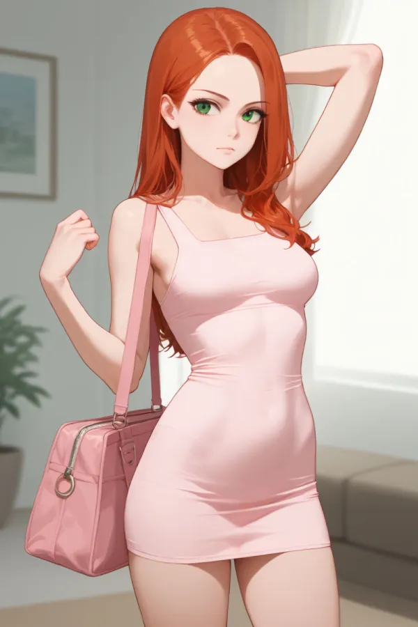 Amber, anime redhead
